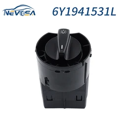 NEVOSA 6Y 1941531 L faro antiniebla de coche interruptor de Control de luz para Audi A3 1997-2003 para Skoda Fabia 2000-2008 sin Panel