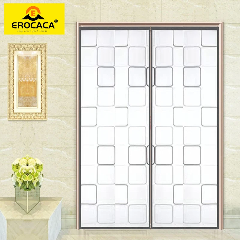 

EROCACA EVA Air conditioning door curtain anti-cold heat insulation anti-mosquito magnetic room kitchen hall self-absorbing