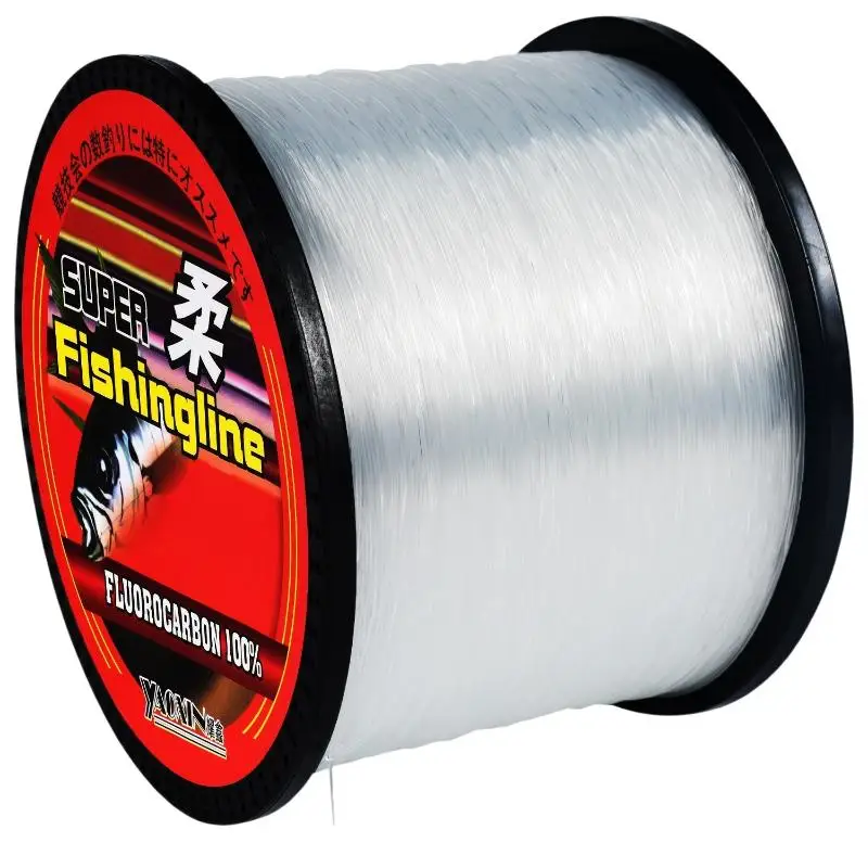 Fluorocarbon-beschichtete Nylon-Angelschnur 300M UV-beständig Unsichtbares Monofilament für Langzeit-Outdoor-Angelausflüge – Detail 5