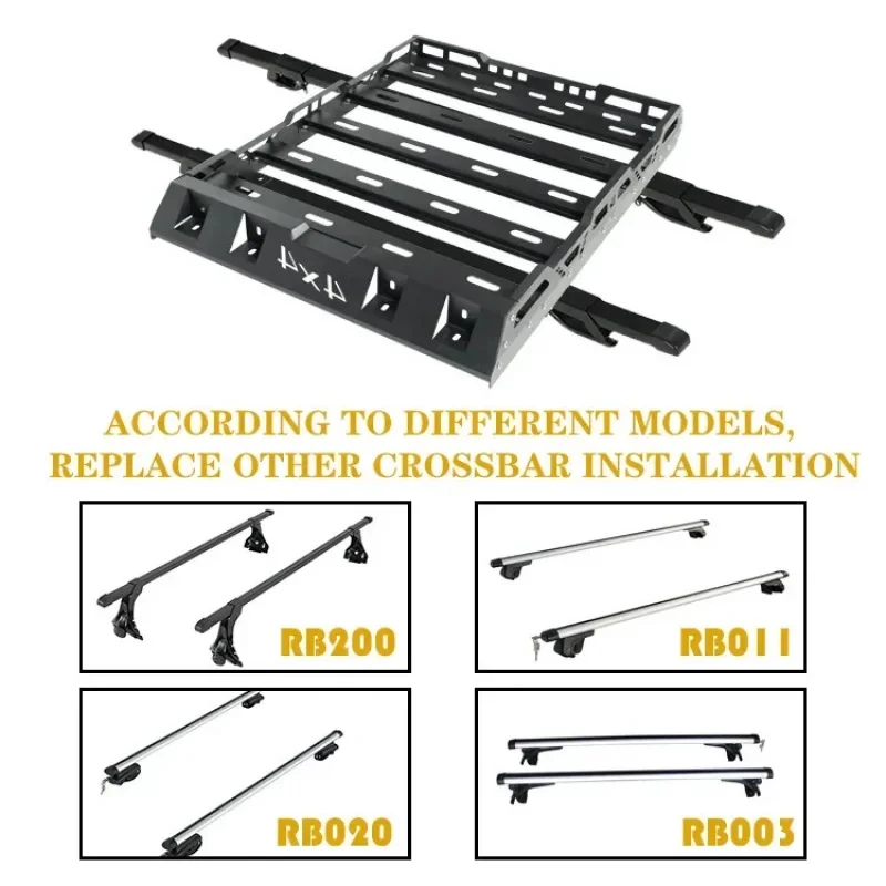 

Factory Hot Selling Universal iron lage cer car roof racks 4x4 exterior accessories