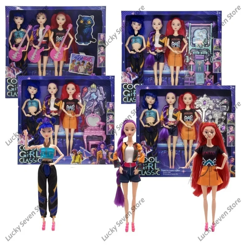 

Новая аниме Kpop Demon Hunter виниловая кукла игрушка мультфильм милая мягкая Lumimila Zoey Rumi Mira виниловые куклы игрушка периферия для ребенка подарок