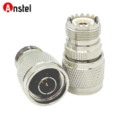 N Male to UHF Female SO-239 Connector SO239 Jack to N Type RF Coaxial Coax Cable Adapter for Antenna Wireless LAN Device