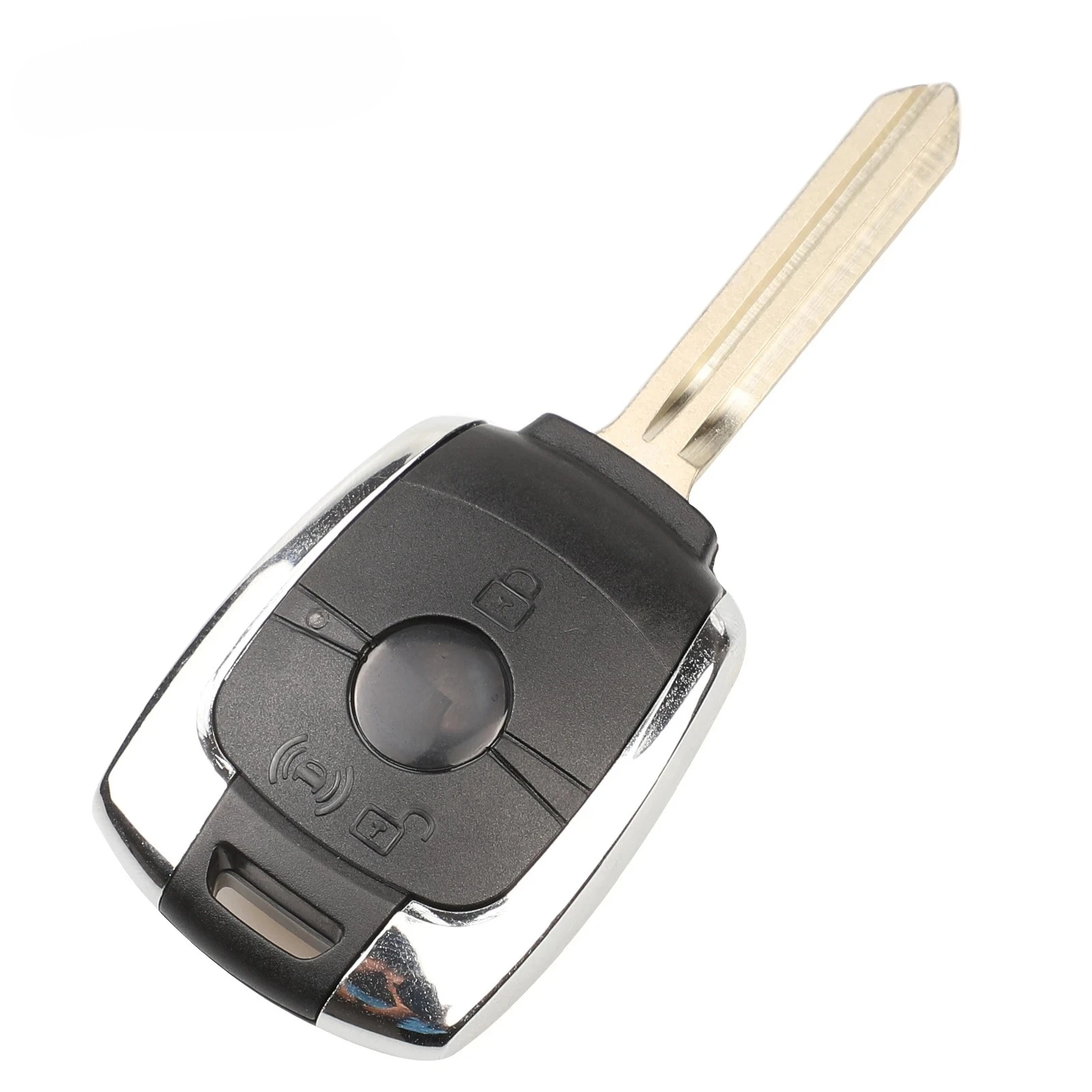 

2 Buttons Remote Key Shell Case Fob For Ssangyong Actyon Kyron Rexton Korando Uncut Blade car keys Cover Replacement