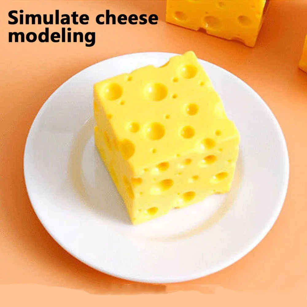 Fuuny 5cm copo de queijo mouse beliscar alegria ventilação paródia marmota brinquedo descompressão queijo mouse copo brinquedo de apertar
