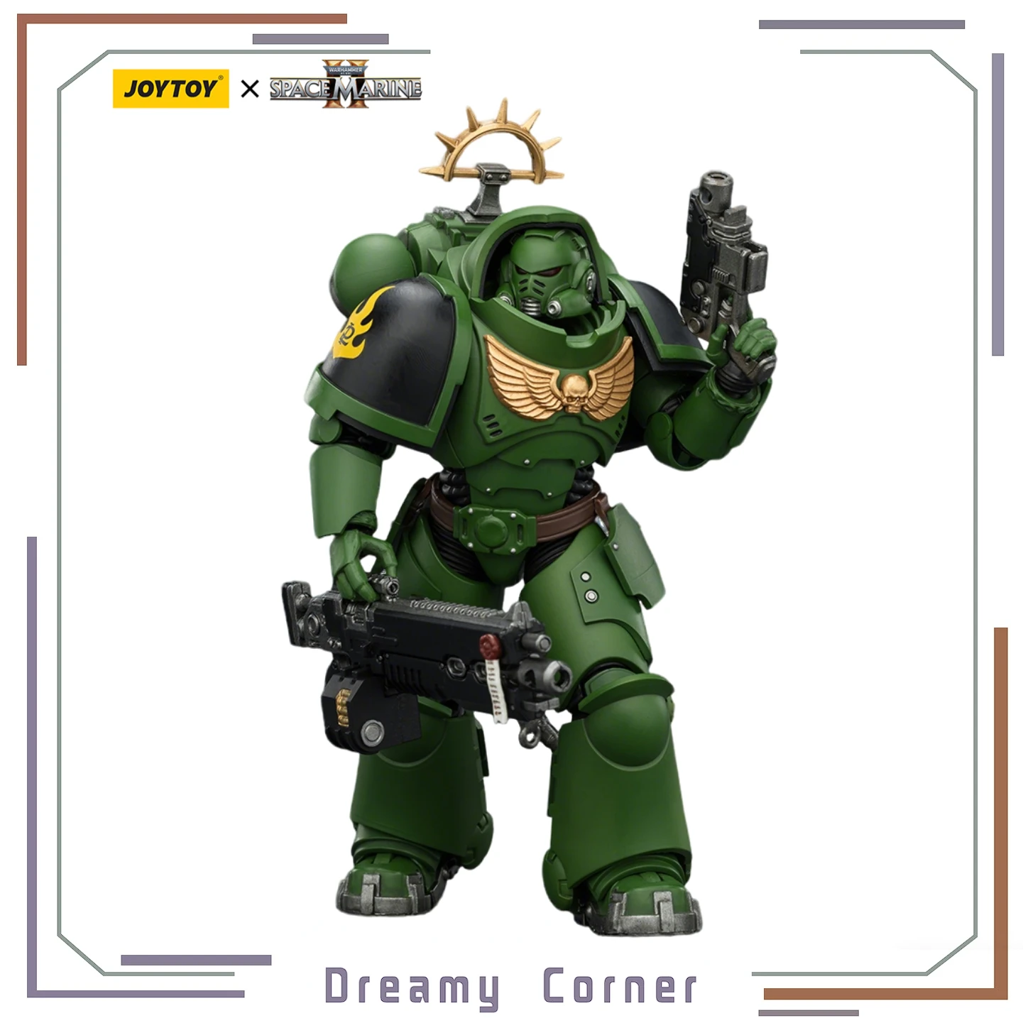 

В наличии: JOYTOY Warhammer 40K Game Edition Salamanders Heavy Intercessor с тяжелой винтовкой и болтовкой, масштаб 1/18, фигурка.