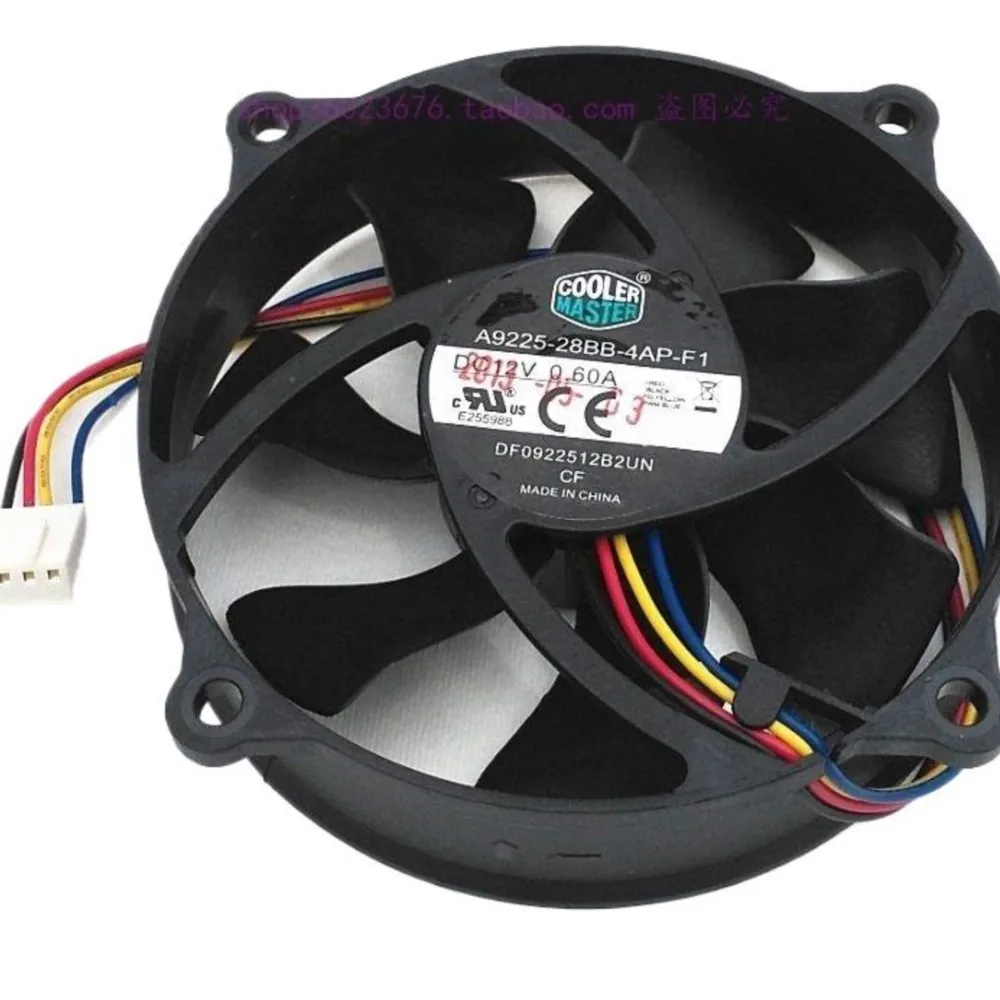 A9225-28BB-4AP-F1 9025 9C Fan round Double Ball 4-Wire Temperature Control Speed Regulation Static Sound 770-2650 Rpm