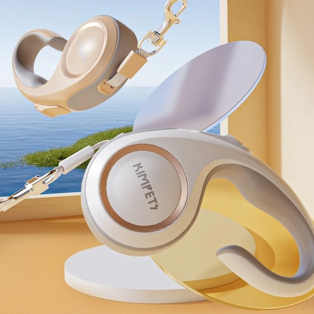 

Practical 5M Retractable Dog Leash Adjustable Length Automatic Pet Traction Rope Comfort Grip Dog Walking Leash Running