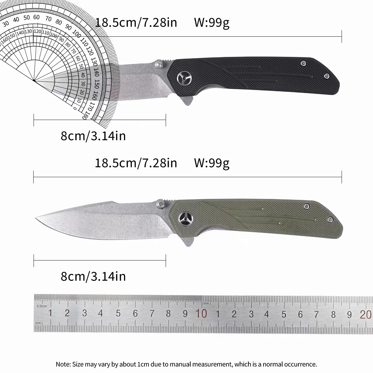 Faca de bolso 8Cr: multiferramenta Edc dobrável masculina, faca de frutas, lâmina lavada com pedra - ideal para camping, caminhadas, aventura, projetos DIY, uso diário, pesca e caça. É um ótimo presente para homens, especialmente perfeito para o dia dos namorados e o dia dos pais.