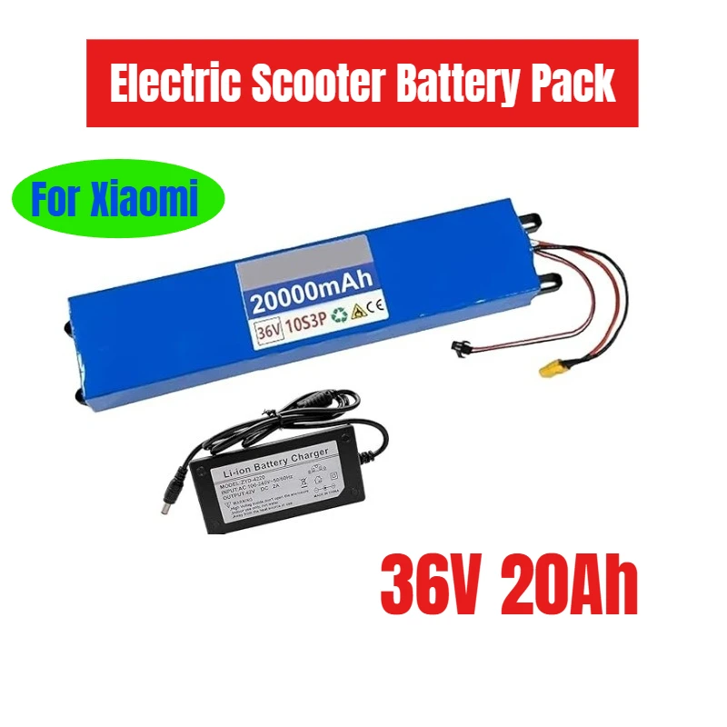 

For Xiaomi M365 36V 20Ah Electric Scooter Battery Pack Electric Scooter BMS