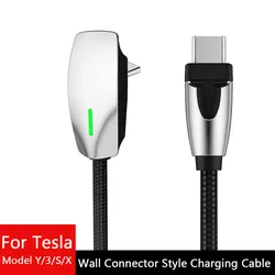 Per Tesla Model 3 highland Car Charging PD ricarica rapida telefono cavo USB connettore a parete stile cavo dati USB modello Y/3/S/X