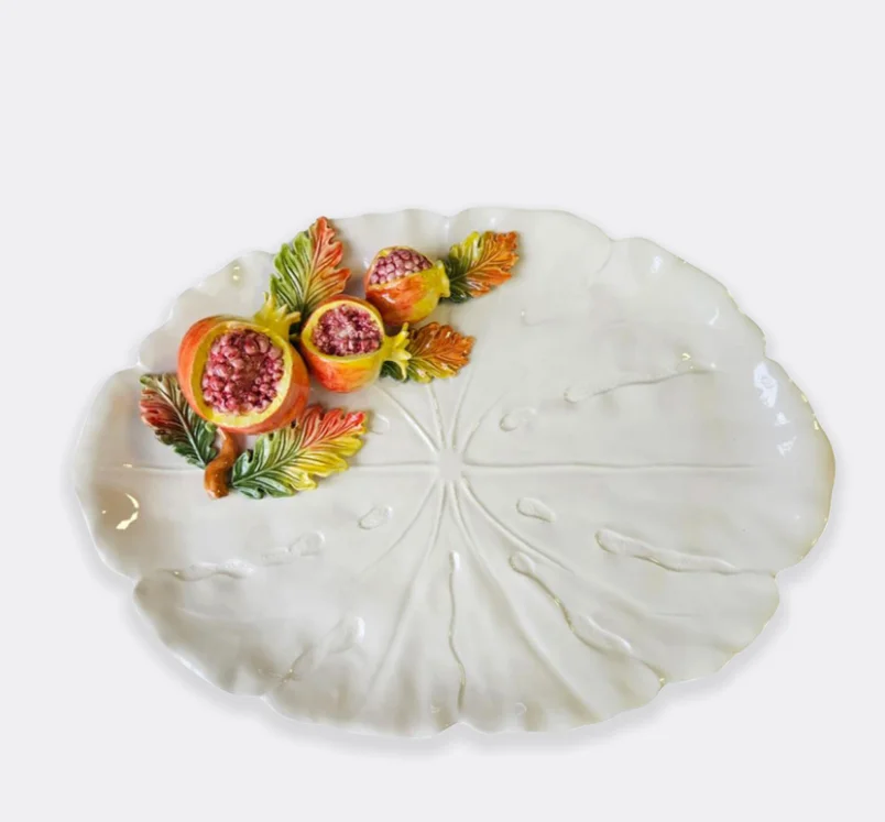 

'Pomegranate' leaf tray, multicolor Les-Ottomans