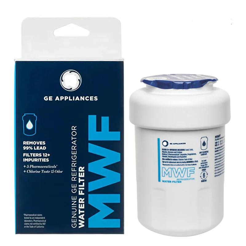 MWF Sostituzione del filtro dell'acqua del frigorifero per GE MWF, MWFP, MWFA, GWF, HDX FMG-1, WFC1201, PC75009, RWF1060, Kenmore 9991