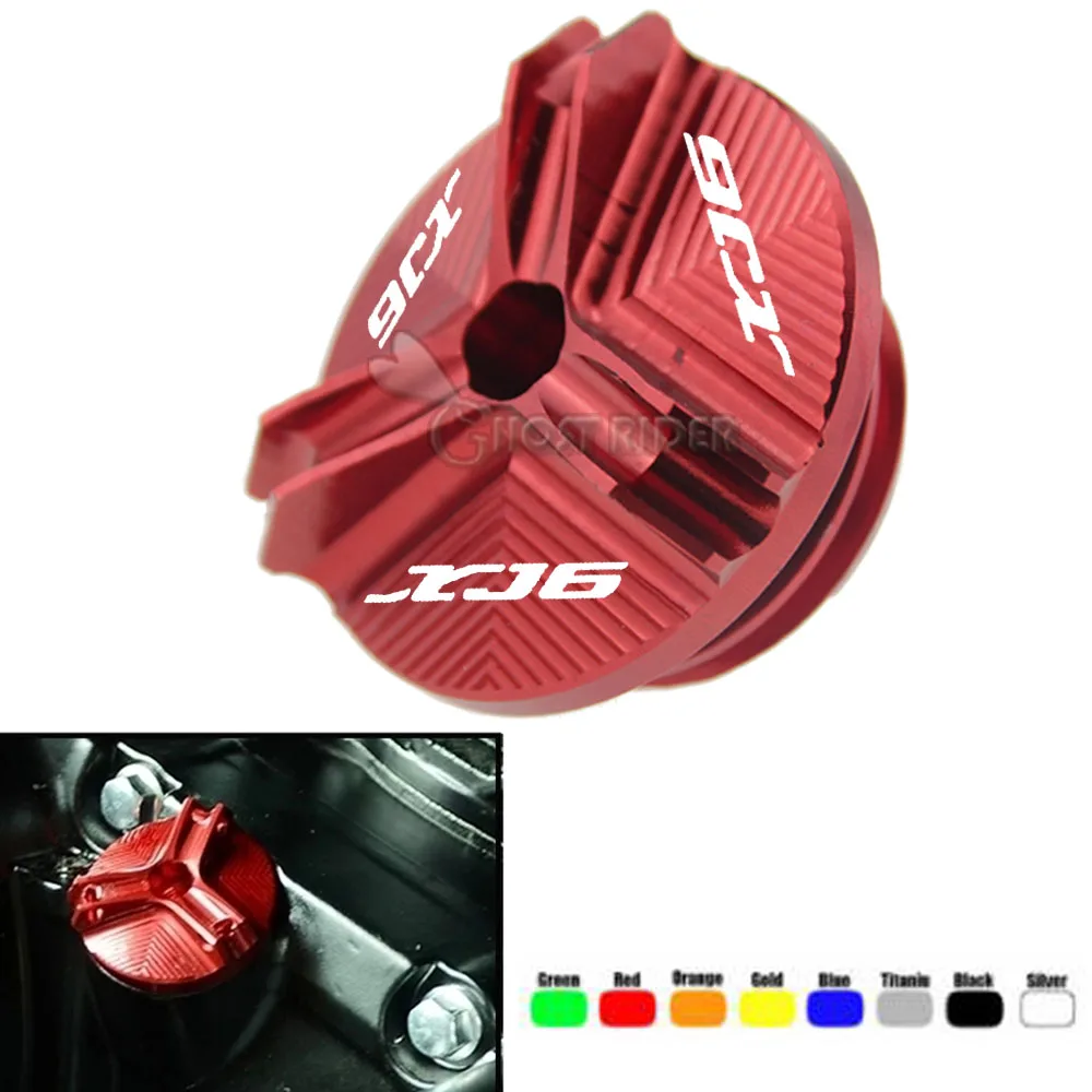 

Motorcycle Engine Drain Plug Oil Filler Cover Cap fit For YAMAHA XJ6 DIVERSION XJ600S 2009 2010 2011 2012 2013 2014 2015