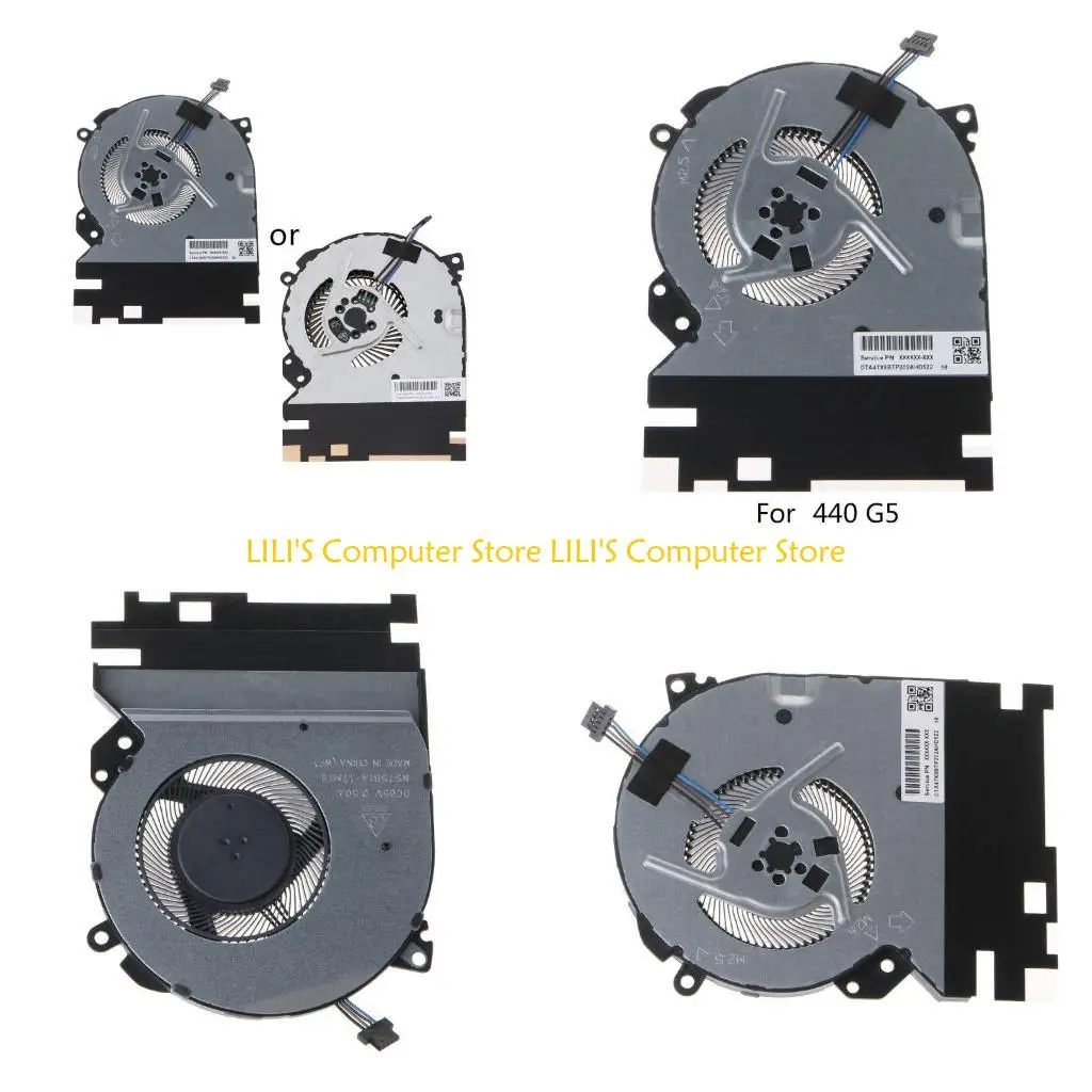 

A52B Laptop/Notebook CPU Cooling Fan Cooler Radiator Replacement for H-P Probook 440G