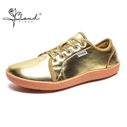 Hot Wide Version Bright Leather Strap Casual Shoes Men and Women Large Size Barefoot Shoes Loose Sports Shoes Sneakers