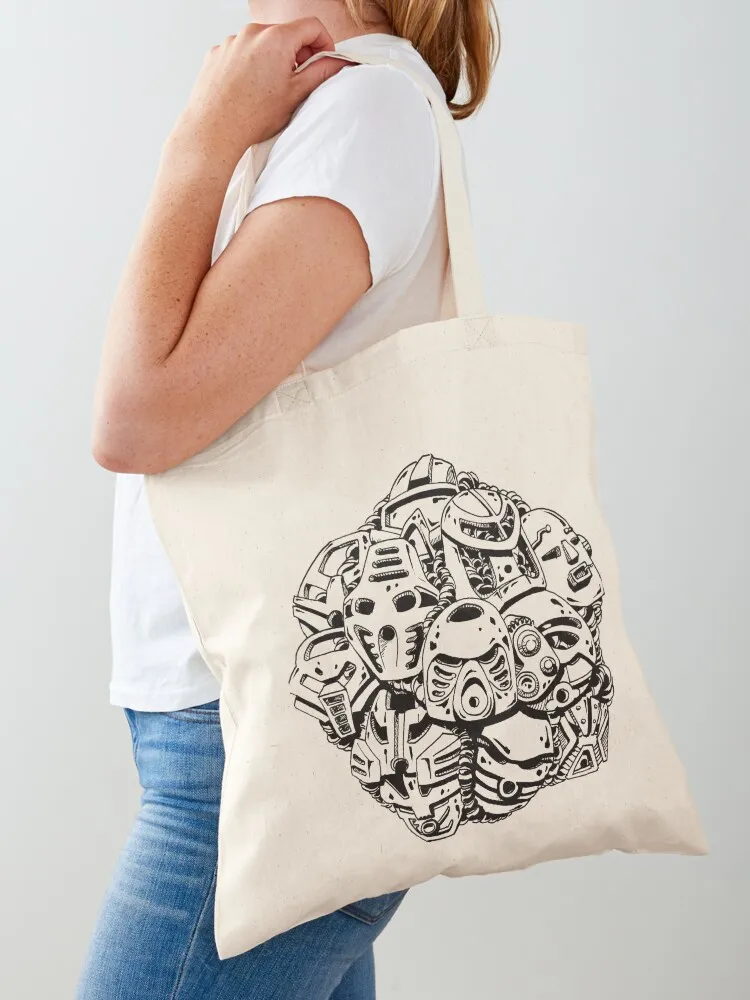 

Kanohi Cluster Tote Bag tote bags men custom fabric bag Shopper handbag eco bag folding