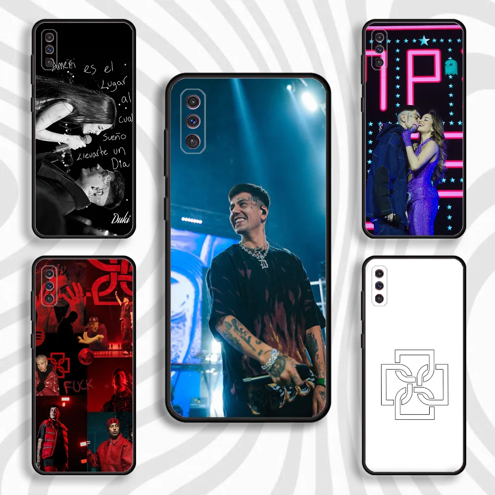 

D-Duki E-Emilia Phone Case For Samsung S 25,24,23,22,30,21,10,9,Ultra,Plus,Lite,FE,4,5 G Black Soft Case