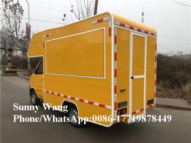 Harga pabrik OEM keranjang makanan listrik van makanan jalan makanan dapur van makanan