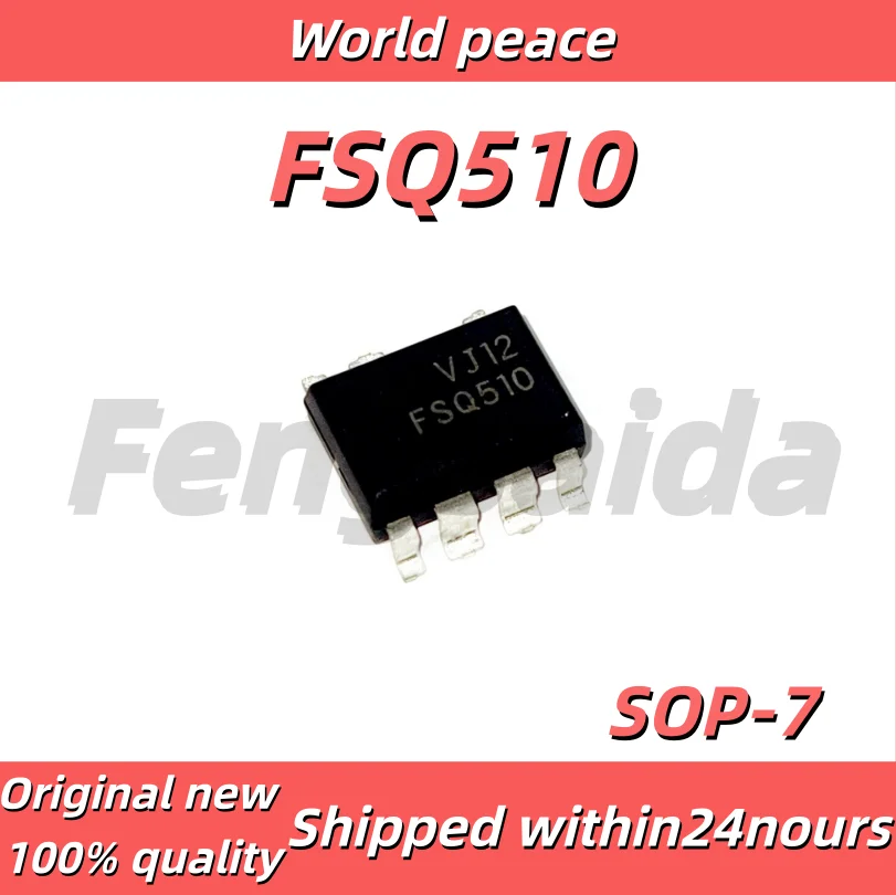 (1-10pcs)100% Brand New Original FSQ510 FSQ510M LCD Power Supply Chip Surface Mount SOP-7