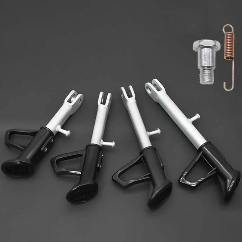 

Universal Motorbike Adjustable Kickstand Side Stand Parking Foot Support Tripod Holder For Scooter Electric Dit Pit Bike