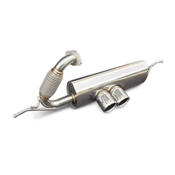 Suitable for Mercedes Benz SMART W451 1.0T/1.0l 2009-2012 Cat Back Exhaust Pipe Muffler Stainless Steel Automotive Exhaust Syste