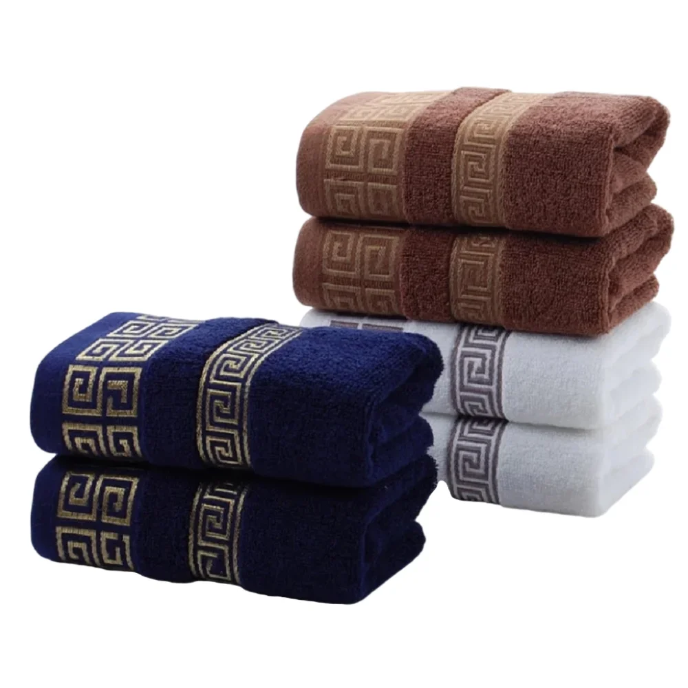 

Embroidered Hand Towels for Men and Women, Cotton, 32 Strand Jacquard Towel, Face Wash Towel, 100% Cotton, Gym,