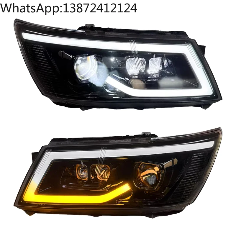 

YU GUANG for Dodge Journey High Quality Headlight 2009 2017 2020 Front Light Upgrade LED Headlamp Projectors DRL Head Light