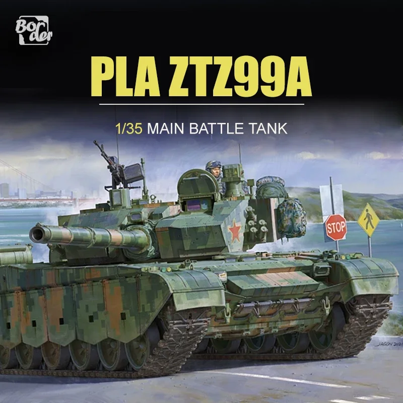 Border Model Assembling Scale Model Kit BT-022 PLA ZT99A Main Battle Tank 1/35