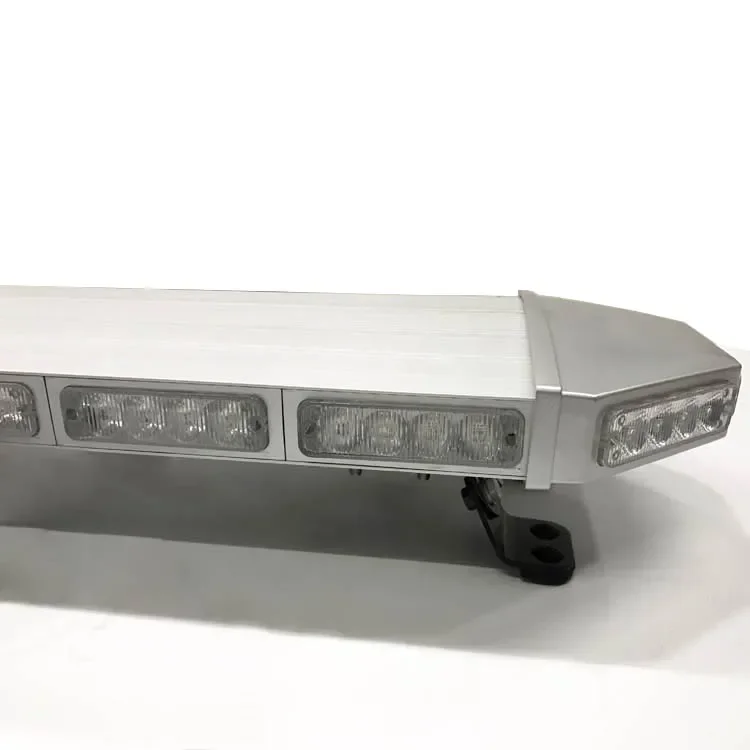 Vermelho azul âmbar 47 Polegada super fino veículo segurança carro caminhão barra de luz do telhado barra de luz do caminhão do carro com sirene e rádio