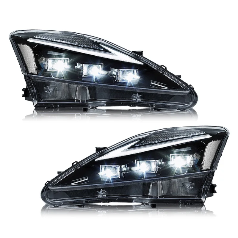 LED Car Lamp Assembly for 06-12 Lexus IS250 IS300 Modified Exterior Accessories with Car Lights Lens