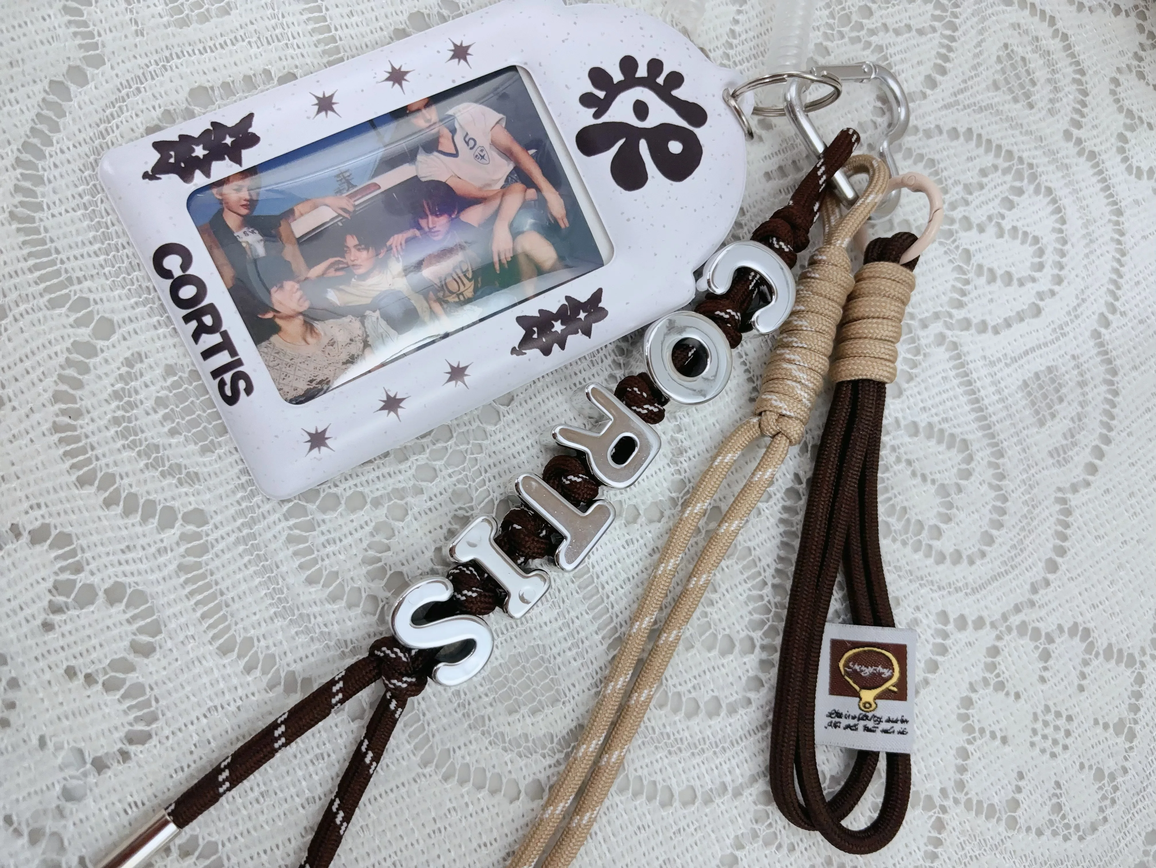 Kpop المعبود الصبي كورتيس اليدوية حبل المنسوجة المفاتيح الحفل دعم الديكور على ظهره المفاتيح مارتن يوهون جيمس المشجعين هدية #5