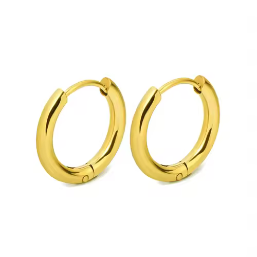 1 Pair Stainless Steel Hoop Earrings Women Men Gold Color Small Earrings Girl Jewelry Pendientes Mujer Aretes Cartilage Piercing - Image 8