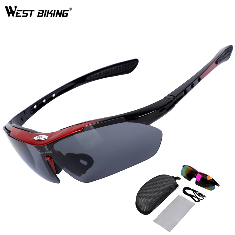 

Велосипедные очки WEST BIKING с поляризацией UV400 для мужчин и женщин, спортивные очки для велоспорта, MTB, шоссейных гонок, рыбалки и бега