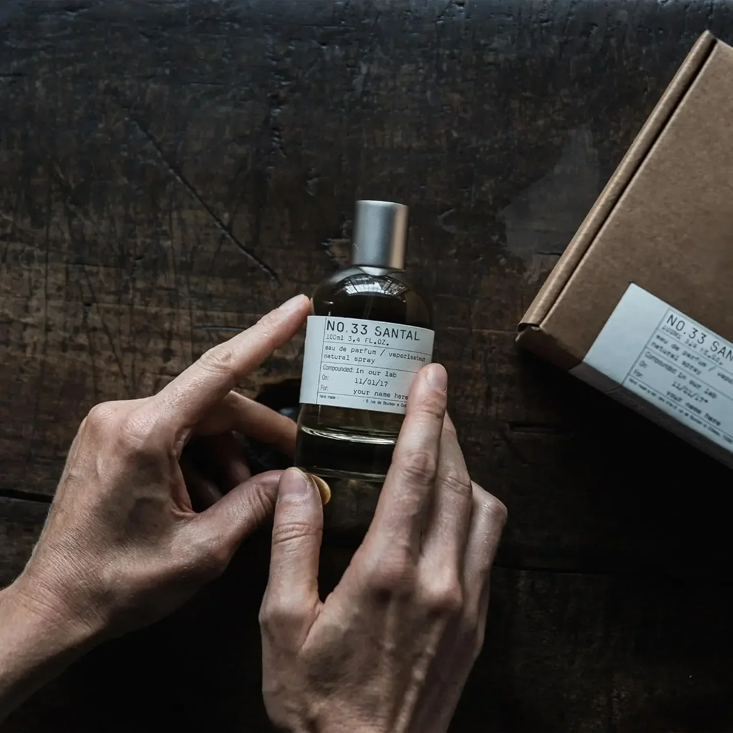 No 33 Santal Eau De Parfum 3.4oz 100ml unisexe Woody ambre longue durée Niche Parfum cadeau De luxe pour noël Thanksgiving