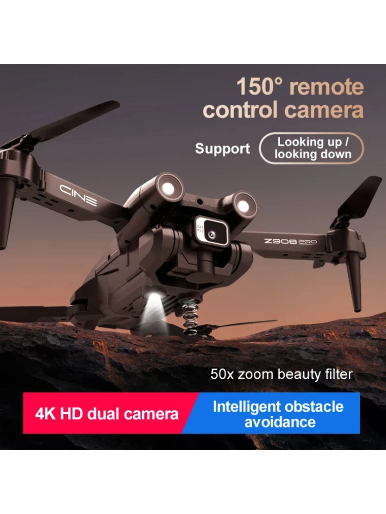 

2025 New Z908 Pro Drone ESC Professional Mini 4K Dron Optical Flow Localization 3sided Obstacle Avoidance Quadcopter Toys