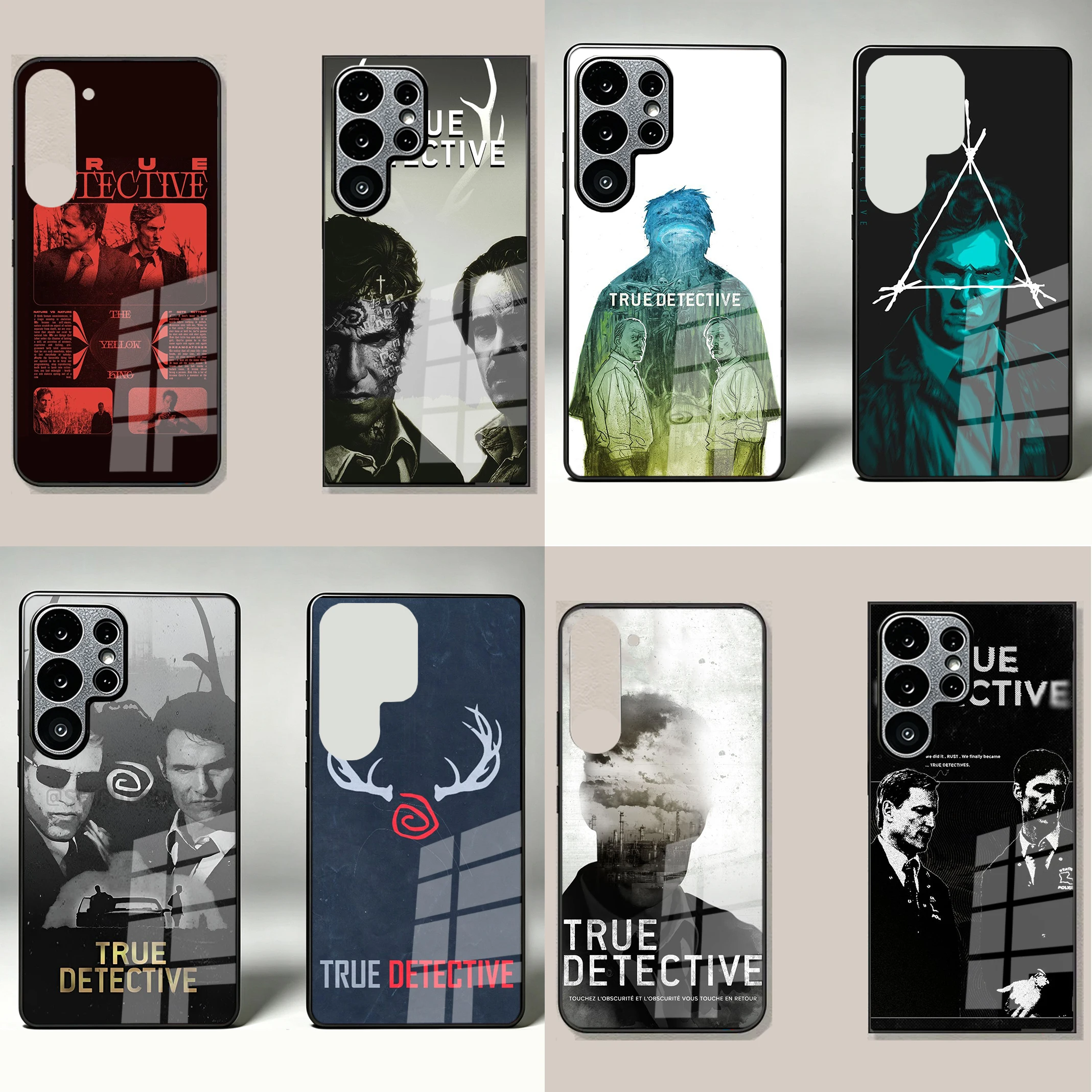 T-Tear-Resistant Detective Phone Case For Samsung Galaxy S26 S24 FE S25 EDGE S23 S22 ULTRA S21 S20 PLUS S10 LITE Glass Photo Mir