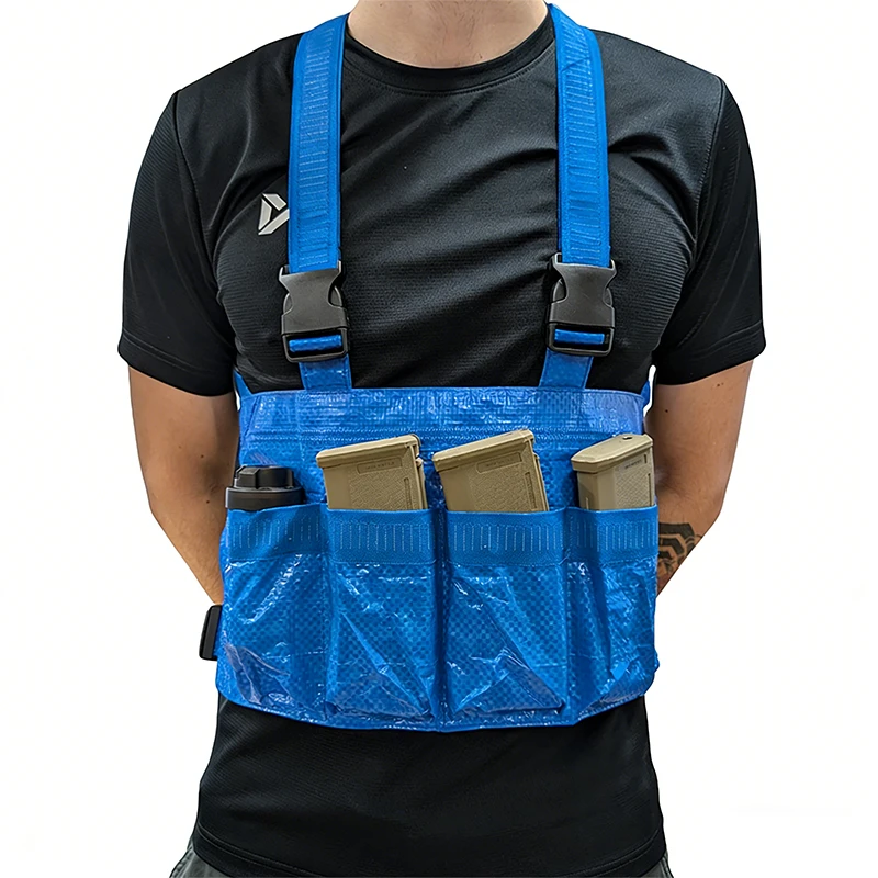 

Suitable for Escape from Tarkov EFT Theme COSPLAY Props for IKEA Shopping Bags Custom Chest Bags Adjustable Shoulder Straps