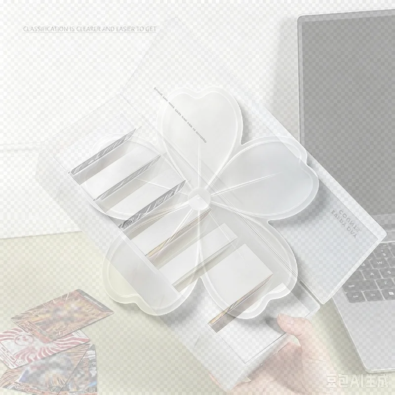 Trading Card Storage Box Transparent Divided Card Case Dustproof Stackable For Game Card Collection Desktop Organizer