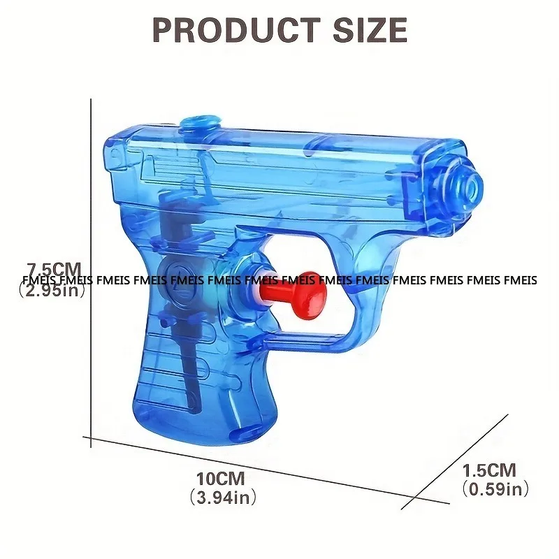 FMEIS 4pcs Random Style Colour-Children's Summer Fun Toy Water Gun-Durable ABS Material Seaside Beach Toys and Bath Toys