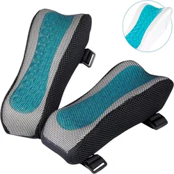 Office Game Chair Armrest Pad Elbow Pillow Comfortable Support Cushion Memory Foam Inner Core Sofa Cushion for Home Armrest Mat
