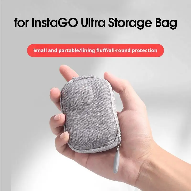 

Mini Carrying Case For Insta 360 GO Ultra Camera Storage Bag Handbag Protective Box Cameras Accessories Hard Bags R3U7