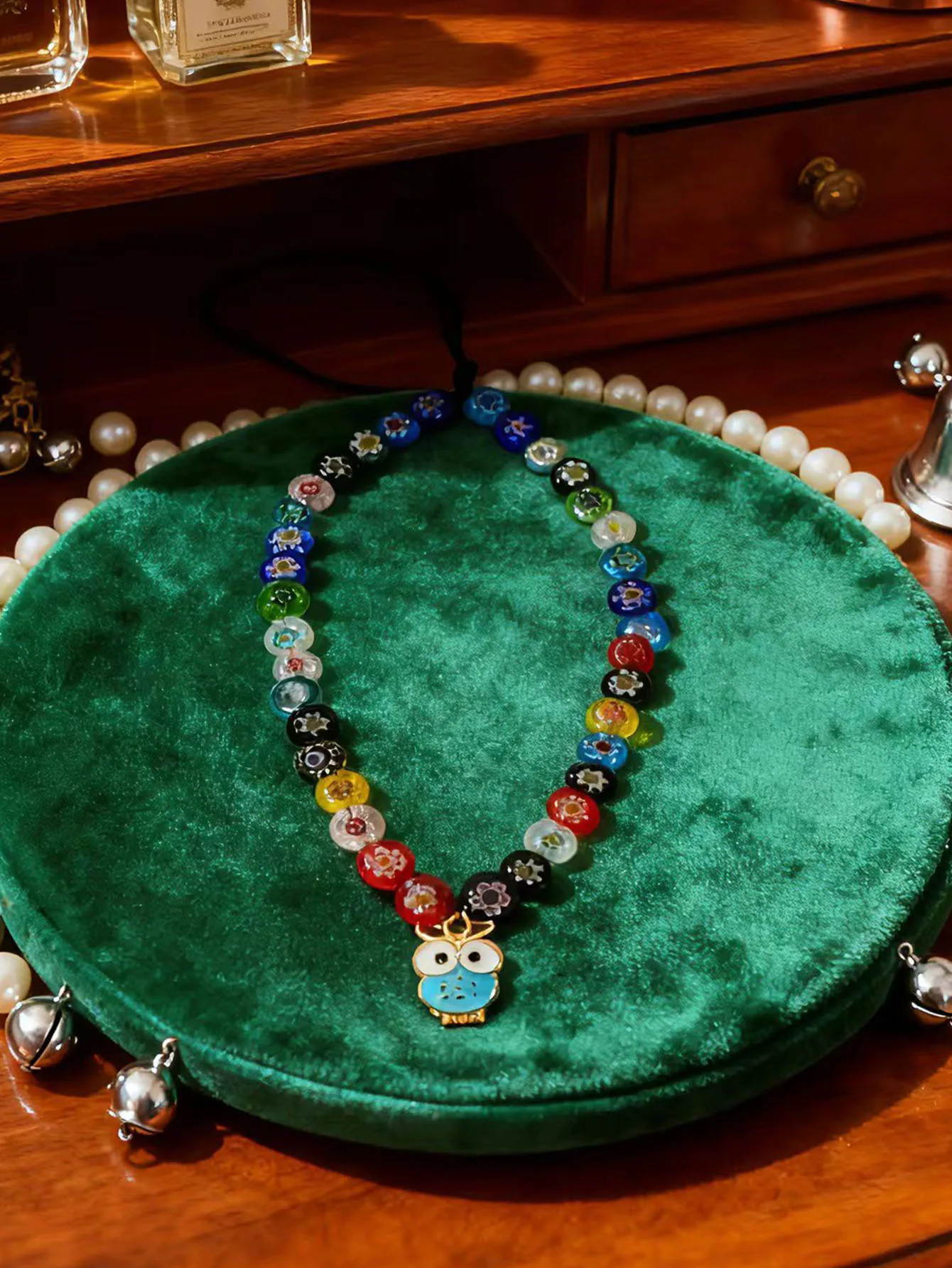 

2025New handmade lanyard classic natural glazed bead mobile phone chain can be used for couples Gifts