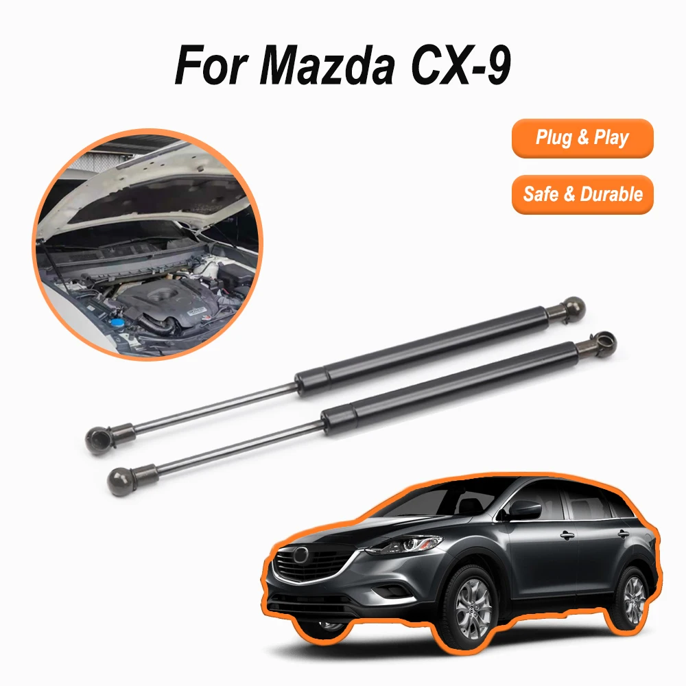

Стойки капота для Mazda CX-9 TC 2016-2024, передний капот двигателя, газовые пружины, амортизаторы, подъемные опоры, 2 шт.