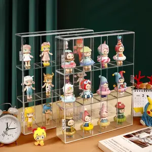 6 12 Grid Acrylic Display Case Cabinet Stand Storage Box Display Showcase Shelf for Toys Rock Stone Collectibles Action Figure AliExpress