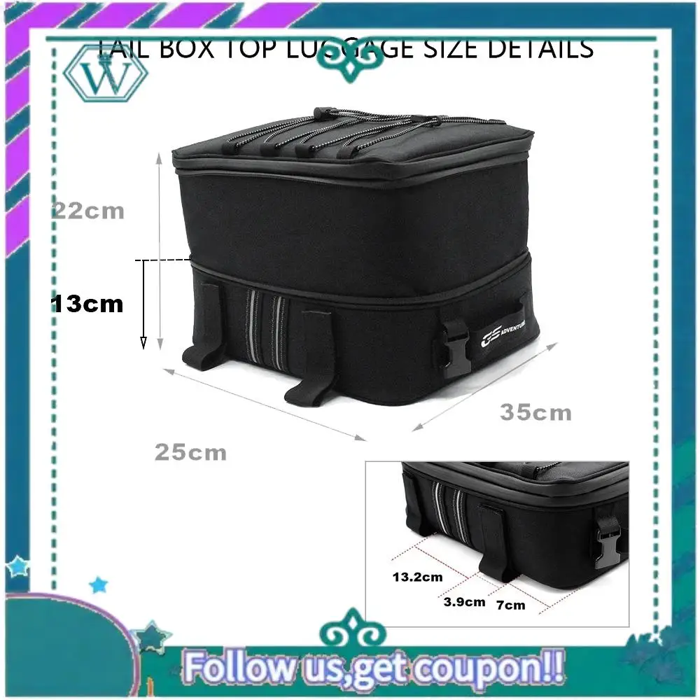 

AA92-Motorcycle Rear Seat Luggage Bag Tail Box Top Bag For BMW R1200GS R1250GS Accessories
