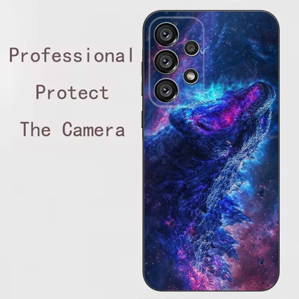 Monster-G-Godzillas Phone Case For Samsung Galaxy A91,A80,A73,A72 ,A71,A53A52,A32 ,A31A22,A21s,A20,Black Cover