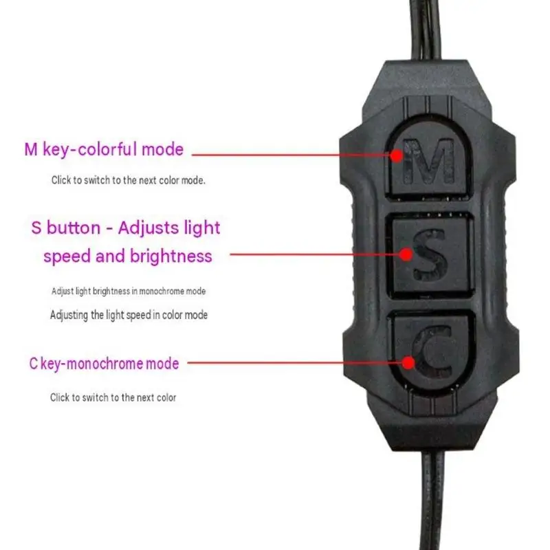 Y1UB ARGB Cable Module for Desktop Case Lighting with 3 Access
