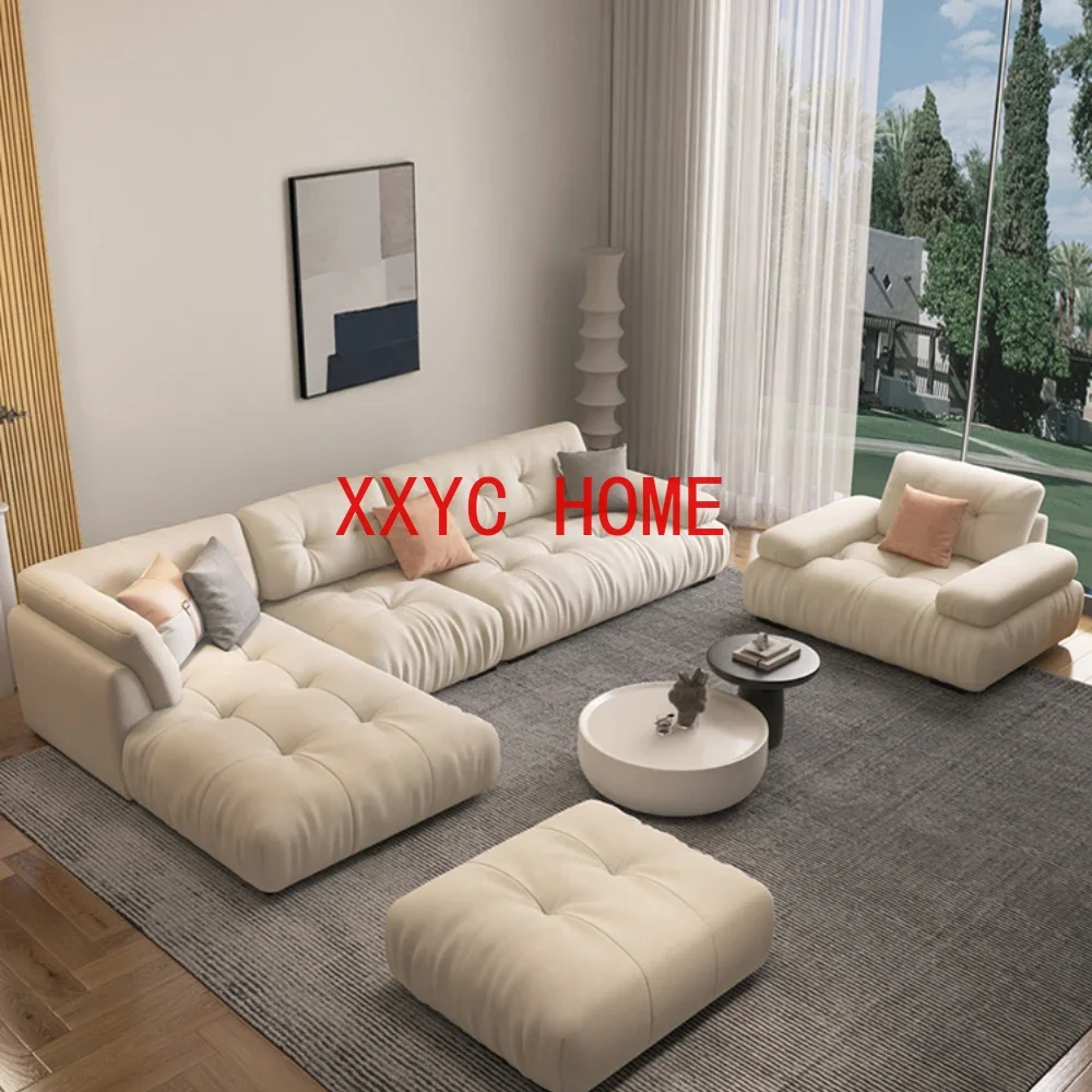 

Living Room Simple Modern Imperial Concubine Corner Square Fabric Cloud Sofa