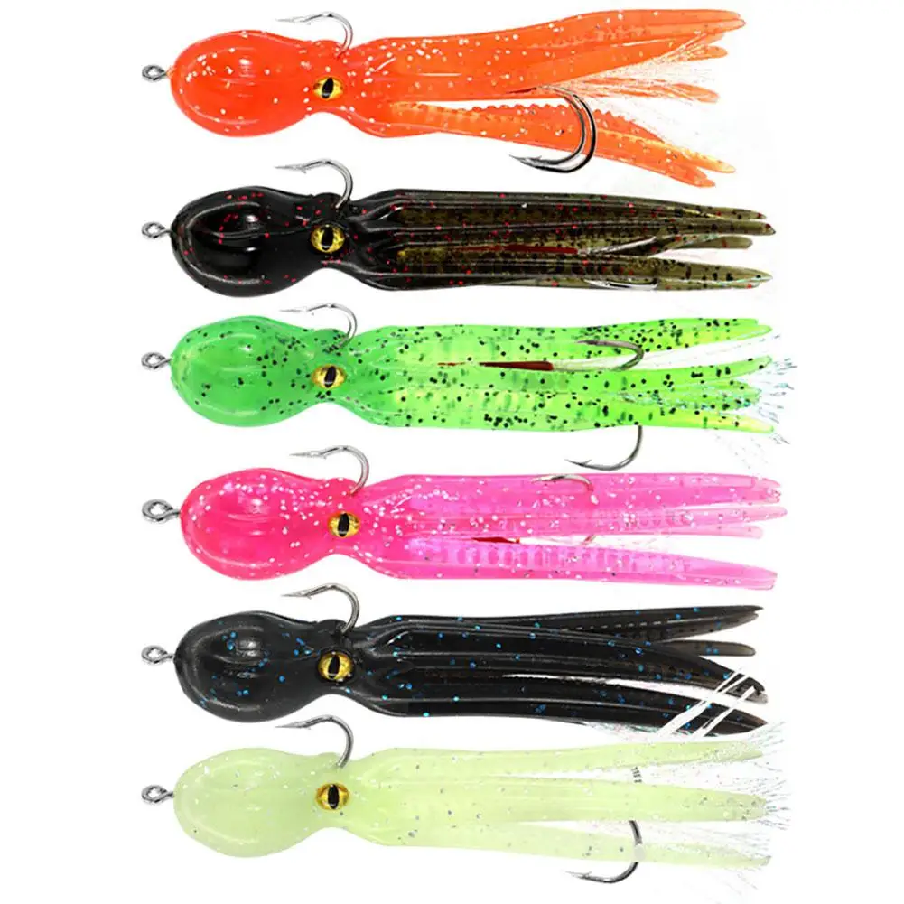 

4Pcs 21g/11cm Fishing Lure With Double Hook 3d Eyes Artificial Fishing Bait Simulation Fake Bait Fishing Gear