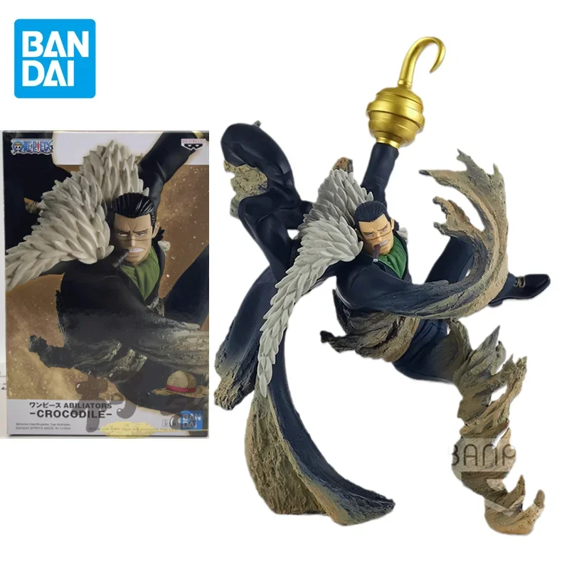 

Bandai Original One Piece Anime Figure Sir Crocodile Action Figure Toys for Kids Gift Collectible Model Ornaments Dolls